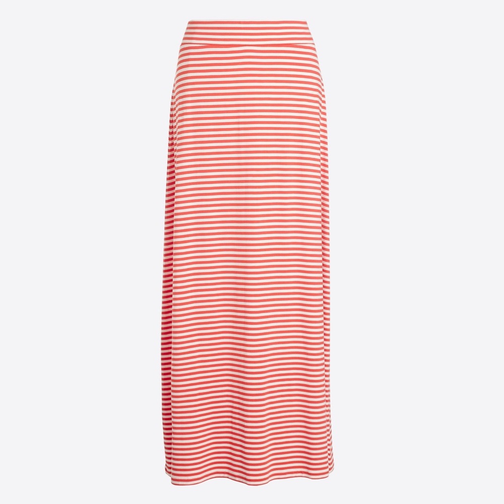 NWT J. Crew Striped Maxi Skirt